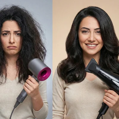 Kabarık saç vs Düzgün fönlü saç