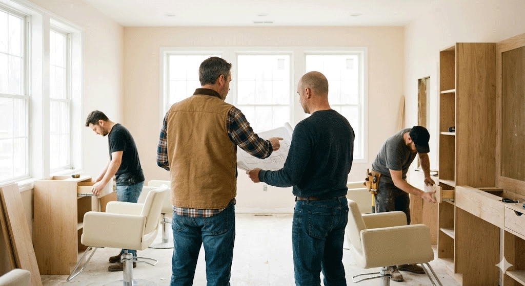 kuaför salon tasarımı